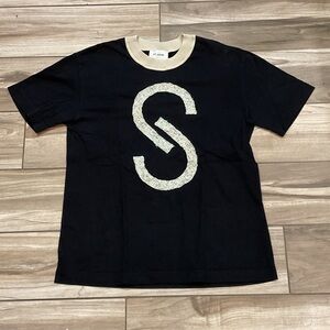 St John Women’s Black Short Sleeve crew neck Top